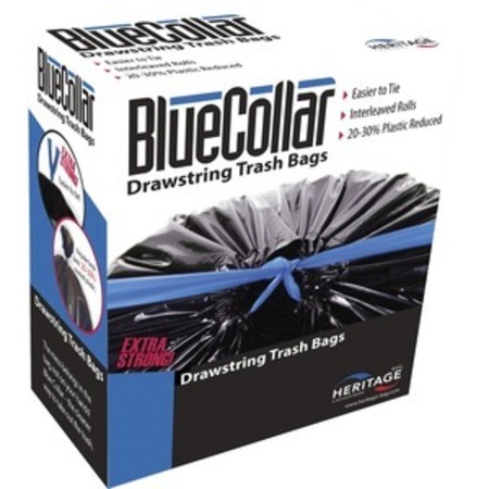 BLUECOLLAR Liner, Can, 30Gal, Black, 65Lb HERN6034YKRC1CT